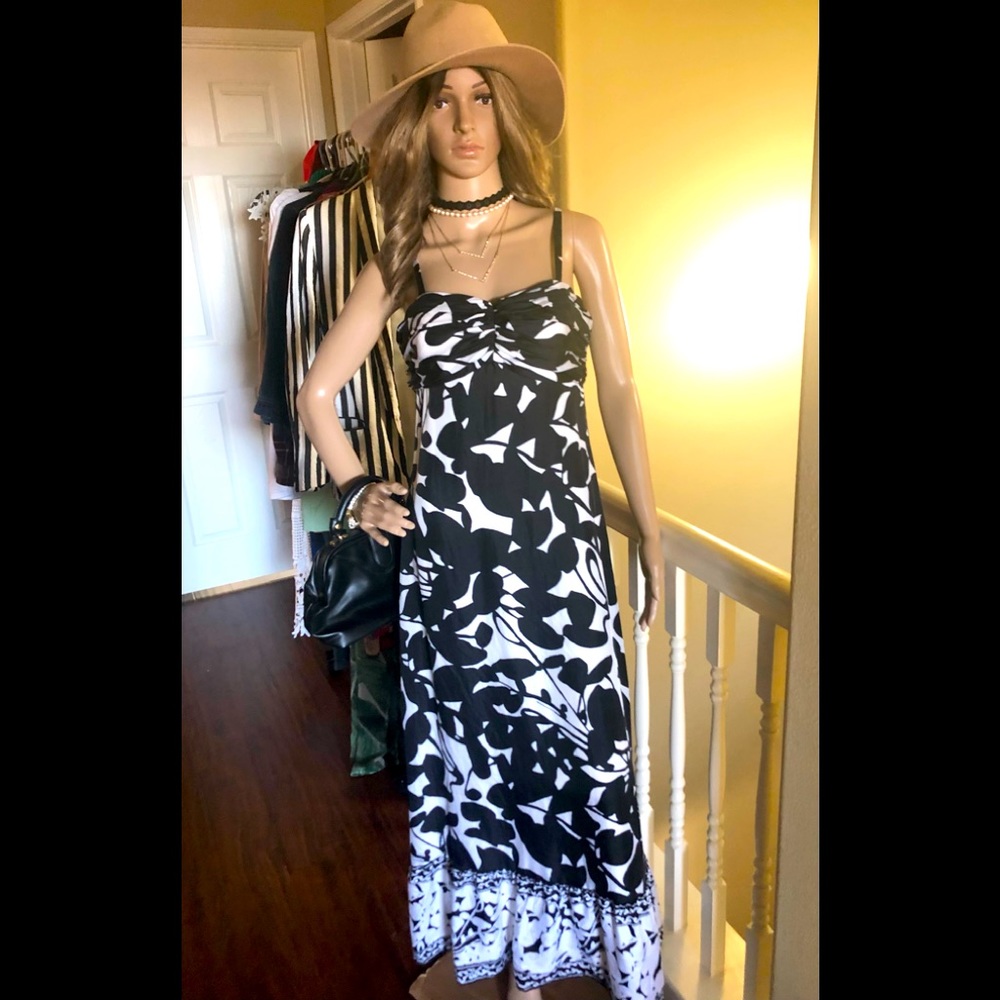 Black & White maxi dress by white house black market